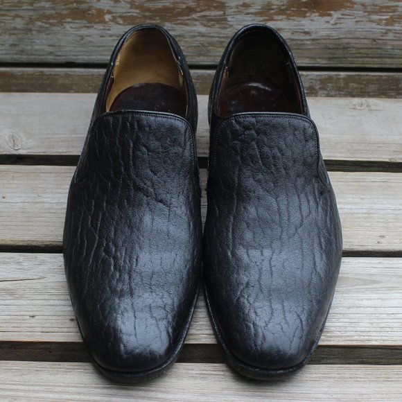 Church’s Black “Fighting Seal” Leather Slip-On EUC - Picture 3 of 15